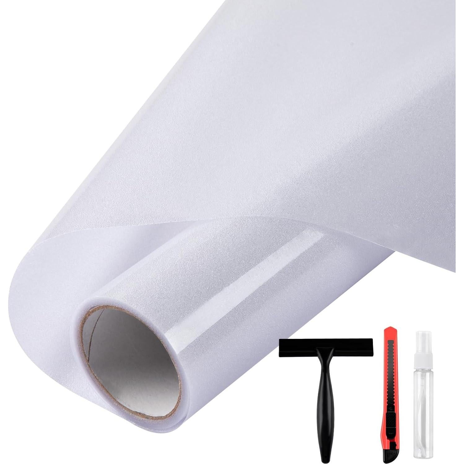 Kit de Película de Privacidad para Ventanas HTVRONT 44.5x199.4cm