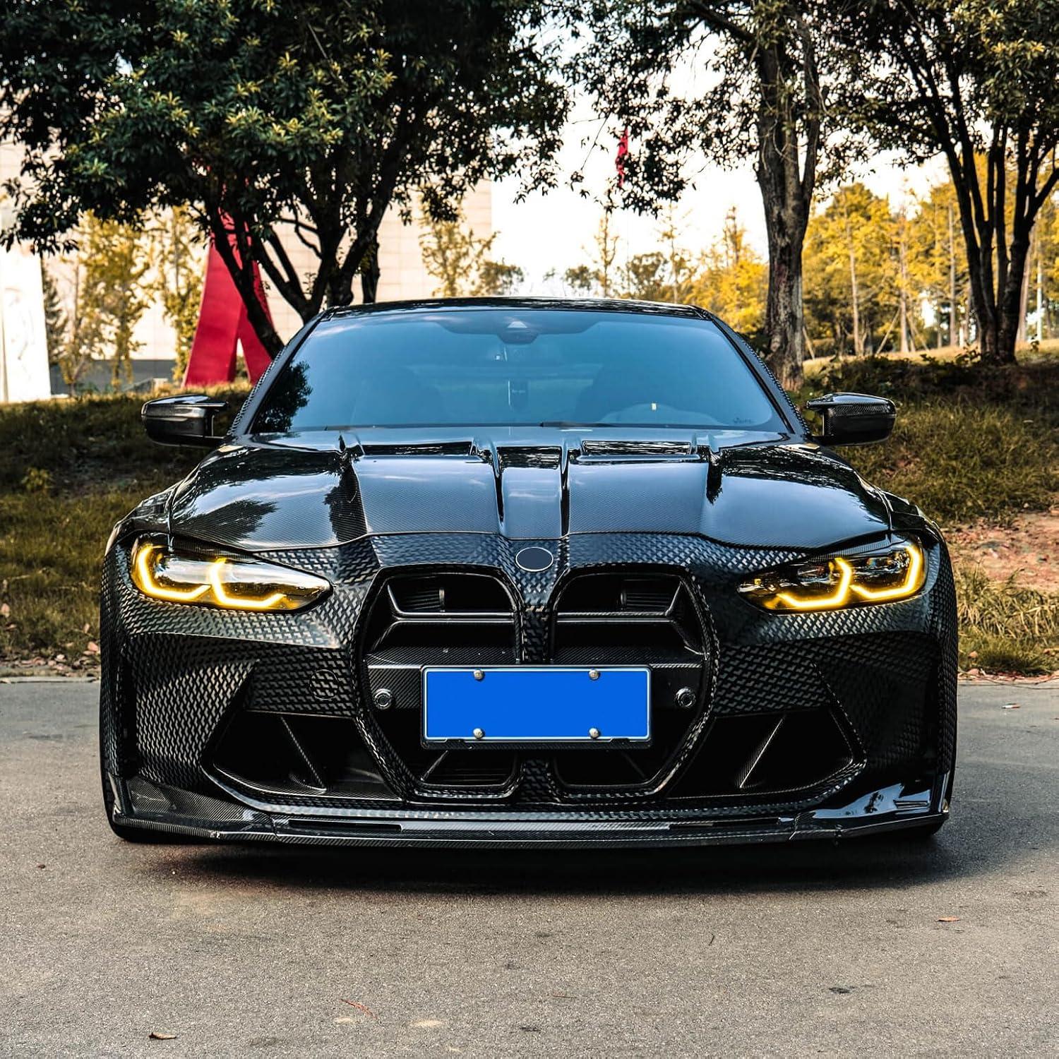 Vinilo de fibra de carbono triangular VViViD 0.3m x 1.5m