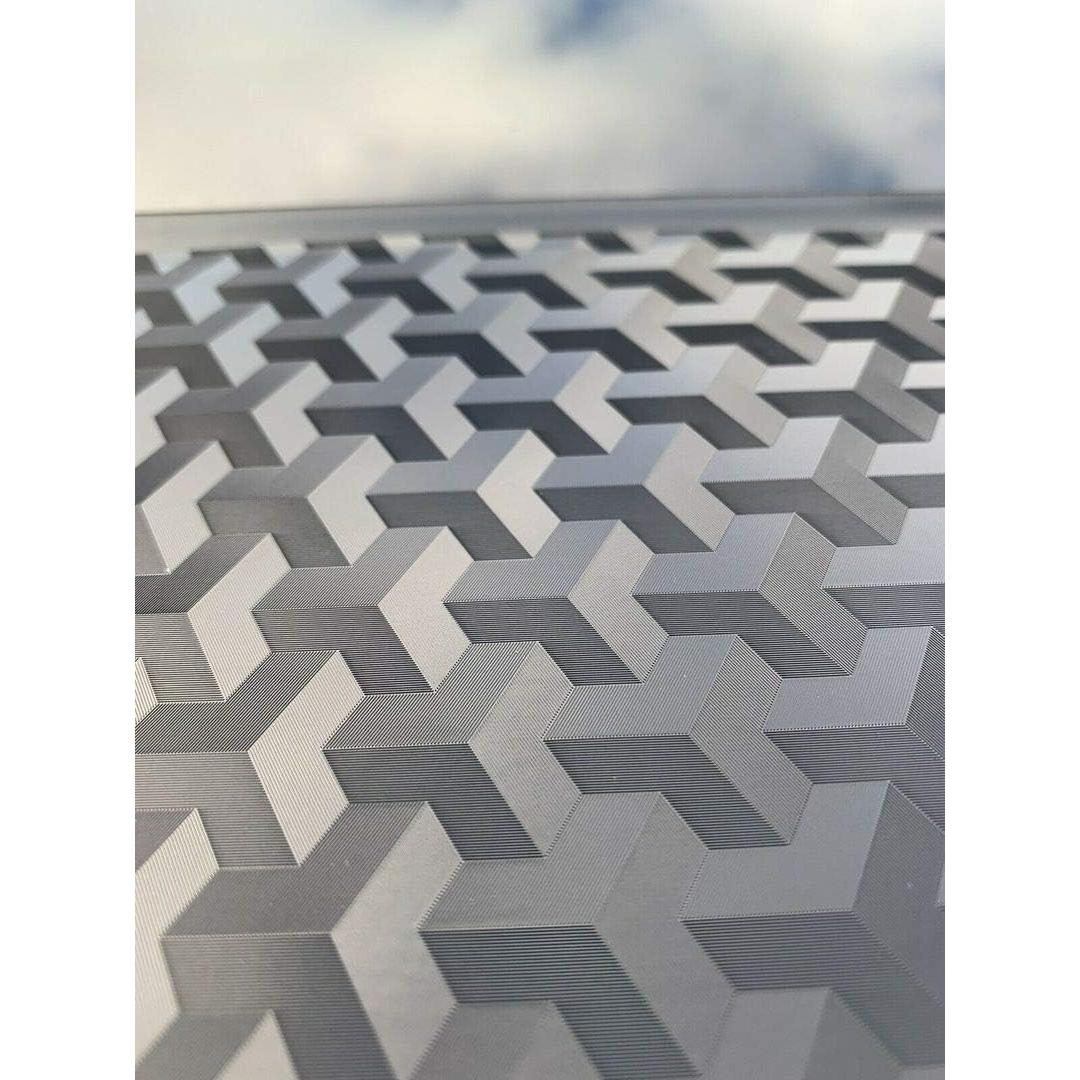 Vinilo de fibra de carbono triangular VViViD 0.3m x 1.5m