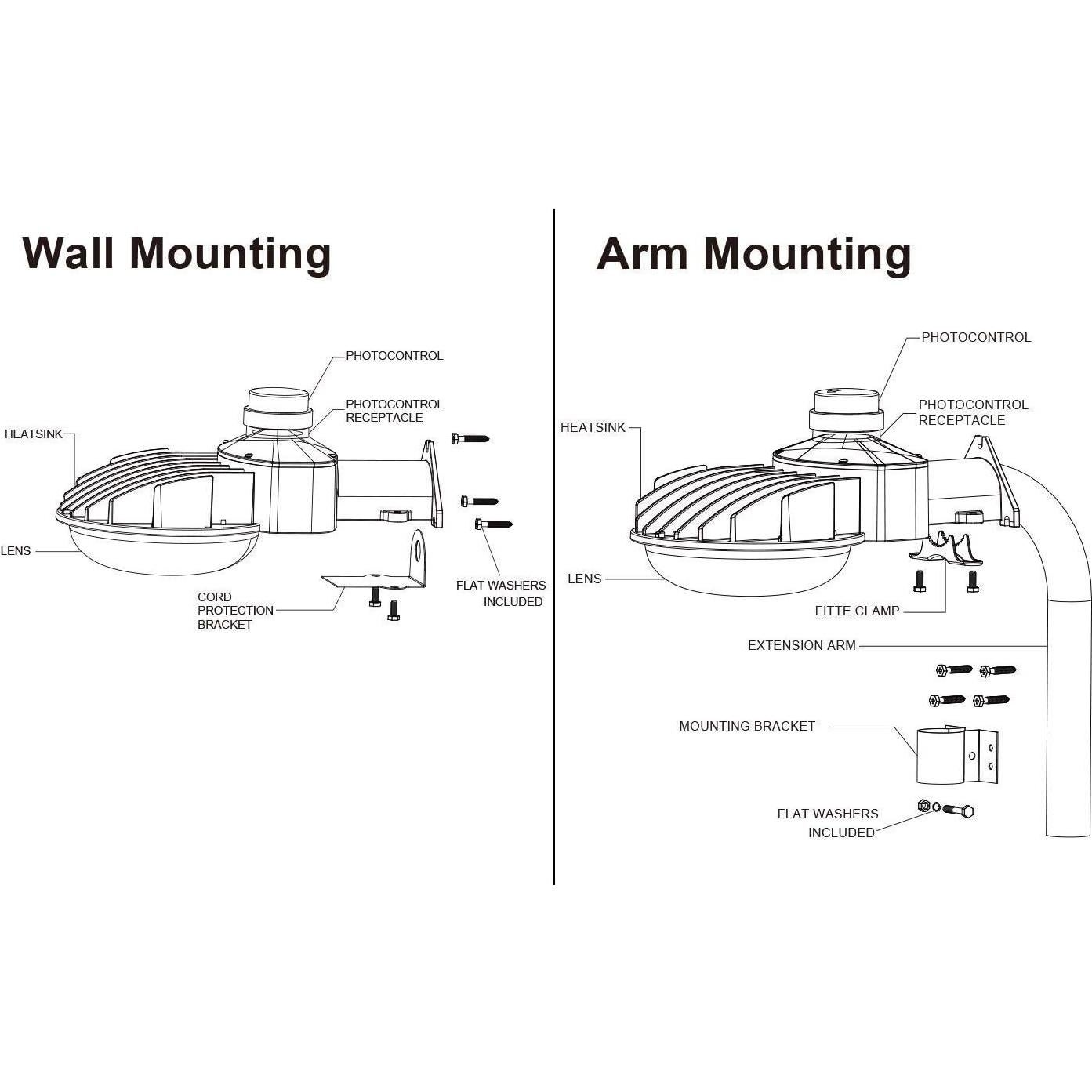 Luz LED de Crepúsculo a Amanecer Superior Lighting 80W 12000 Lúmenes