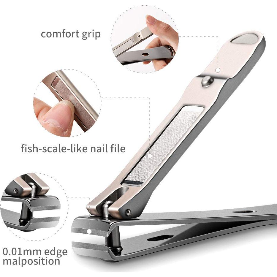 Juego de Manicura 4 Piezas MR.GREEN Acero Inoxidable Profesional