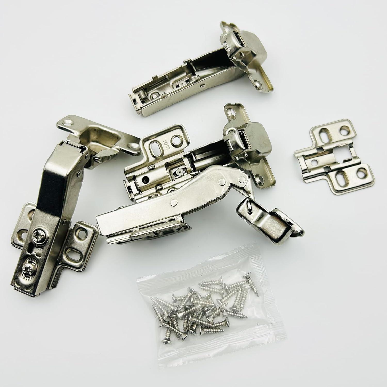 Bisagra de 45 Grados LIKERAINY con Amortiguador Hidráulico - 4 Piezas