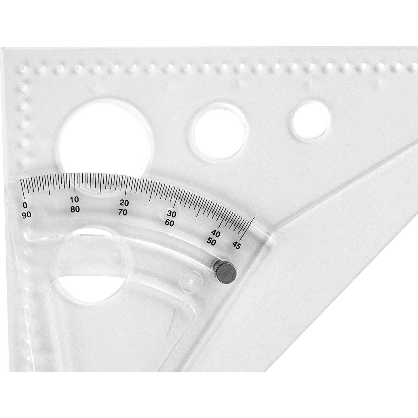 Escala Triangular Ajustable Westcott 20.3 cm Transparente