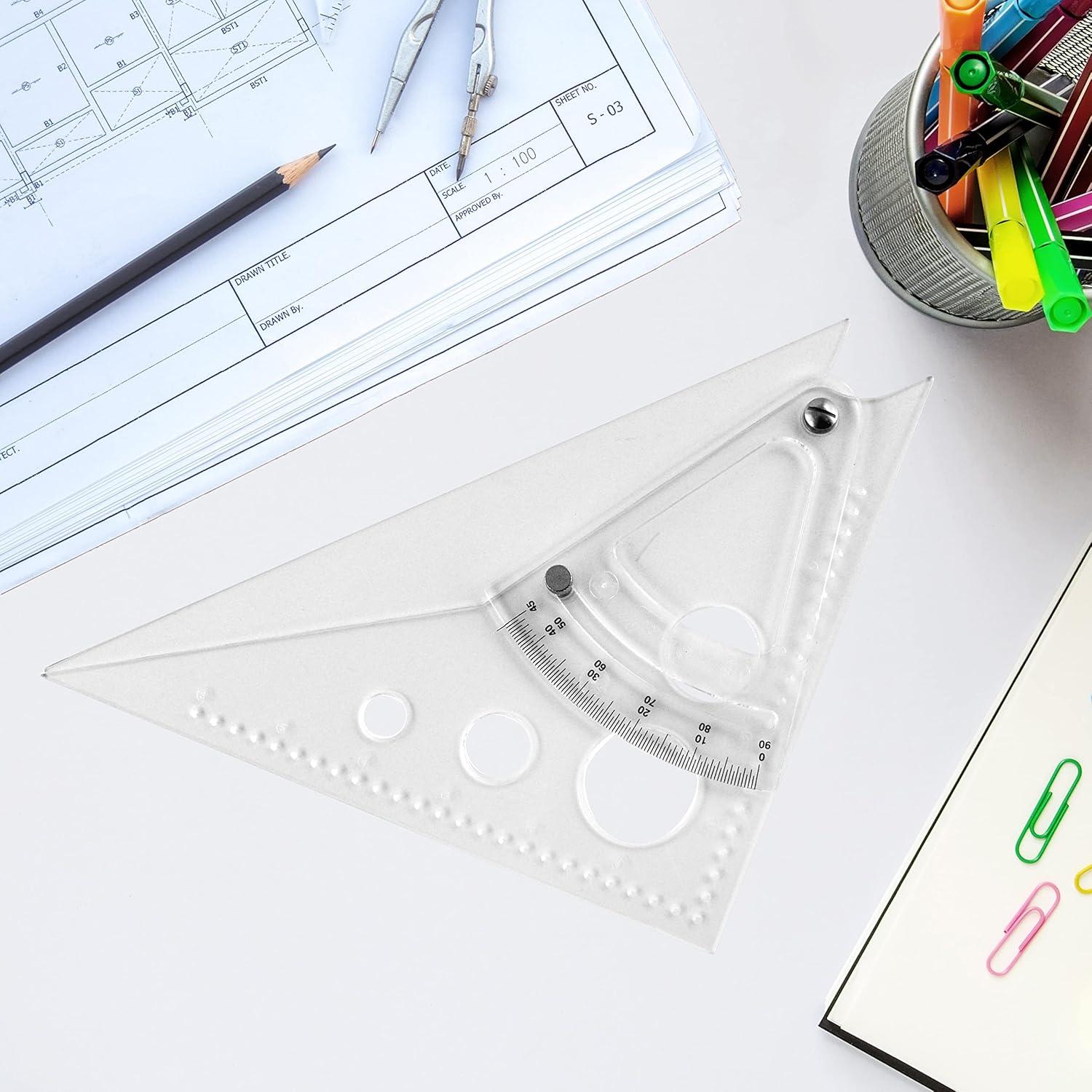 Escala Triangular Ajustable Westcott 20.3 cm Transparente