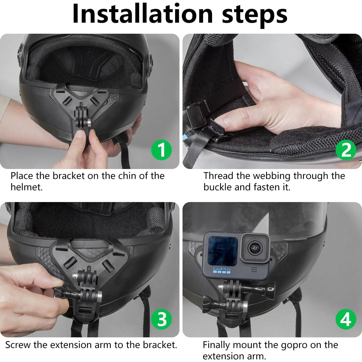 Correa de Montaje en Barbilla para Casco Haoyou - GoPro Hero 13-7