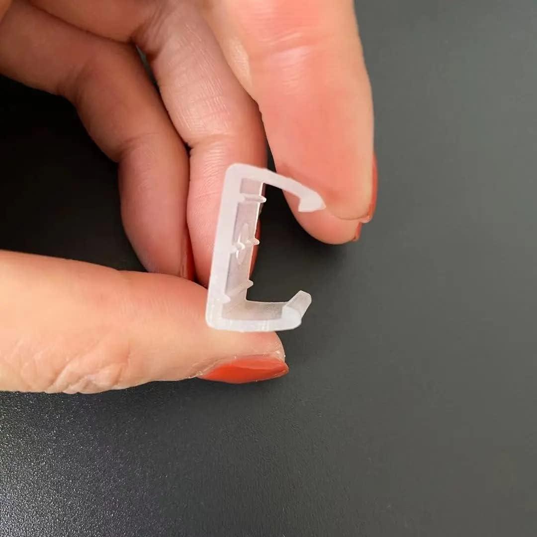 120 Clips de Montaje para Tiras de Luz LED 10mm - GHR00101