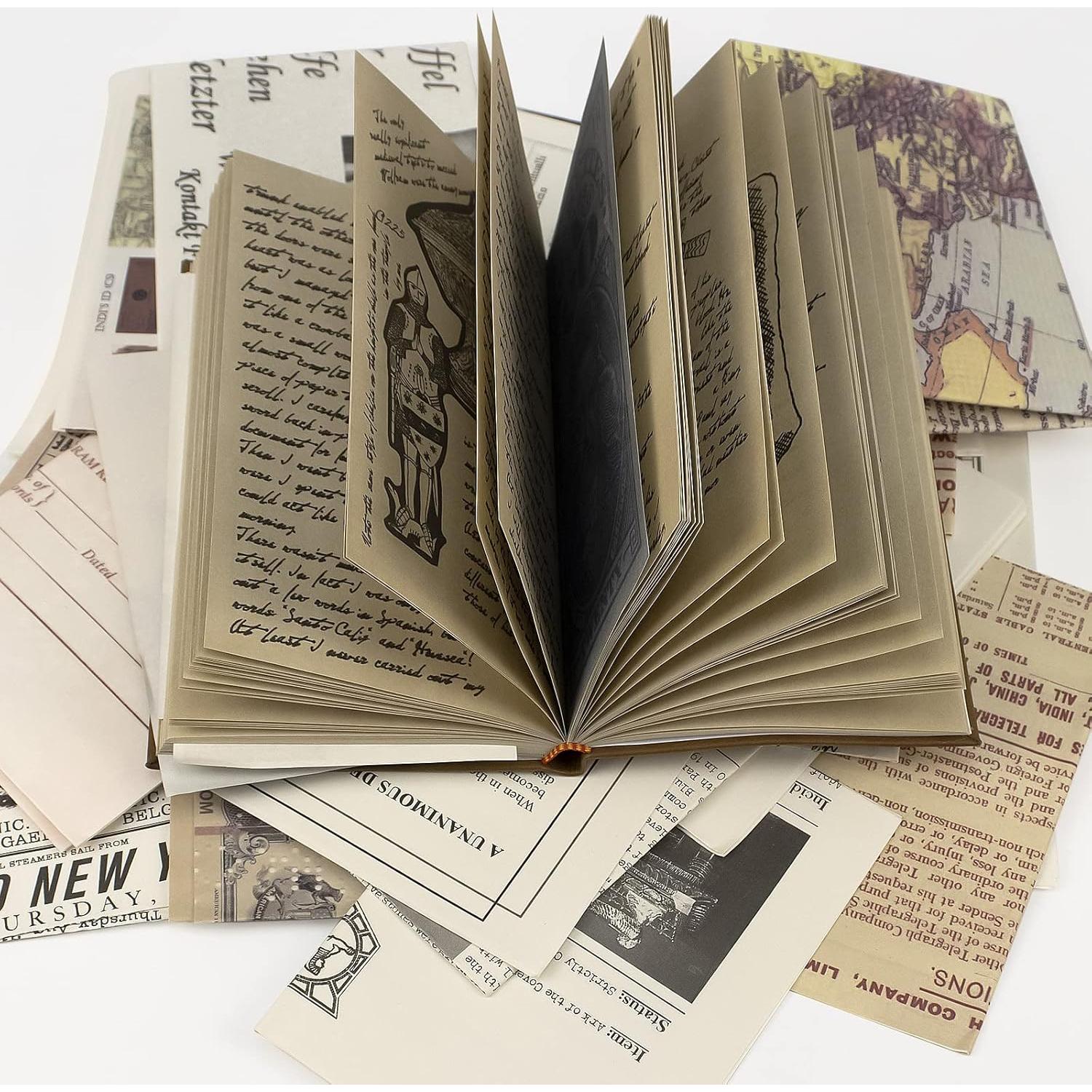 Diario del Santo Grial Bzuiawi 18x12 cm de Cuero Vintage