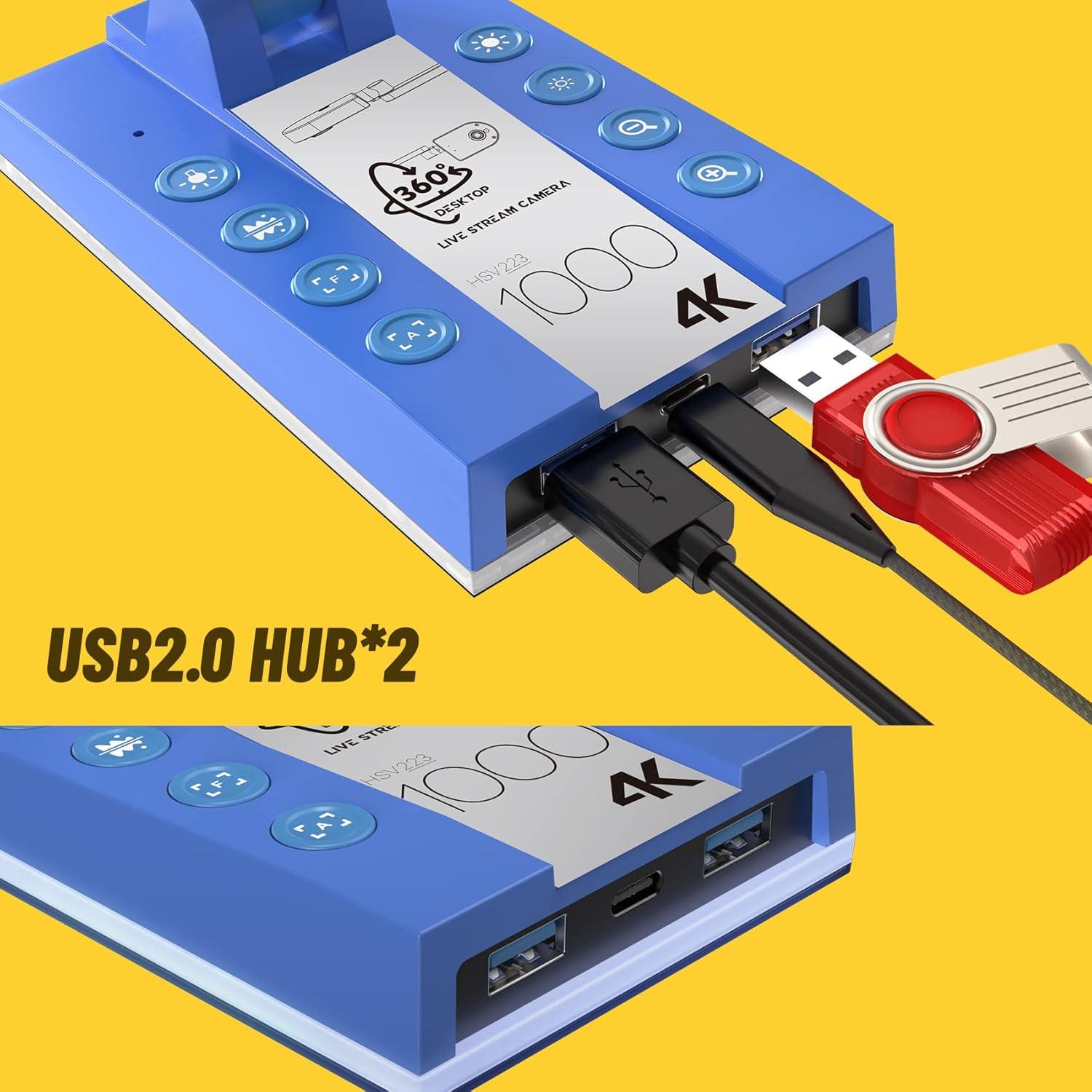 Cámara de Documentos Mirabox 4K USB 10MP para Educación
