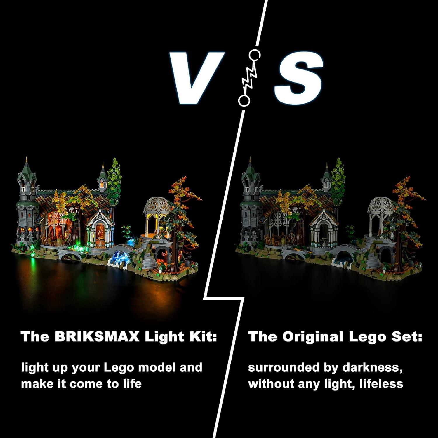 Kit de Iluminación LED BRIKSMAX para LEGO 10316 Rivendel