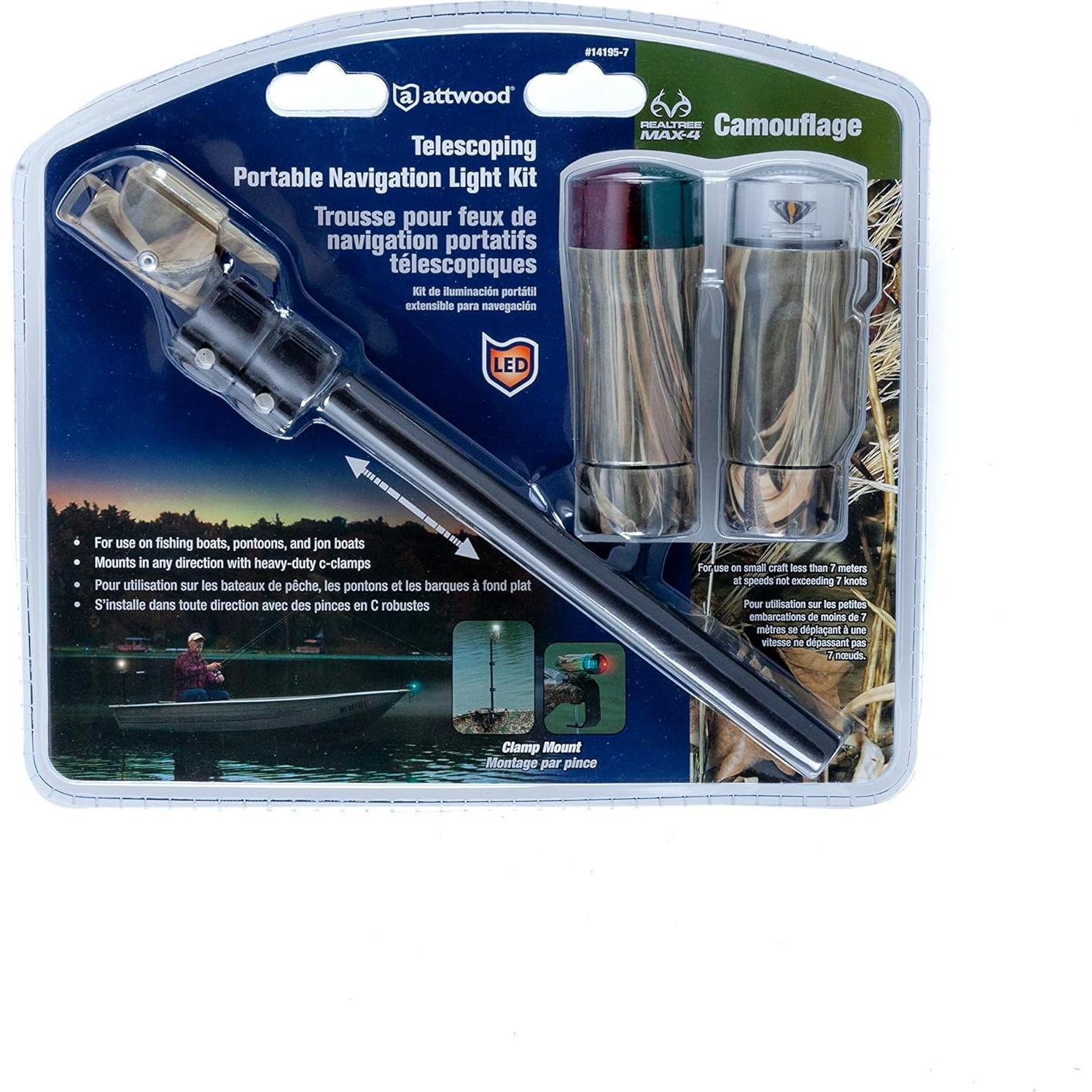 Luz de Navegación Portátil LED Attwood Camo 2023