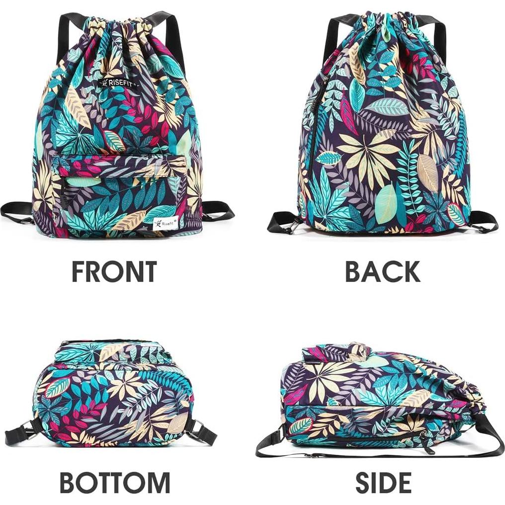 Mochila de Cuerda Impermeable Risefit 35L Unisex Azul