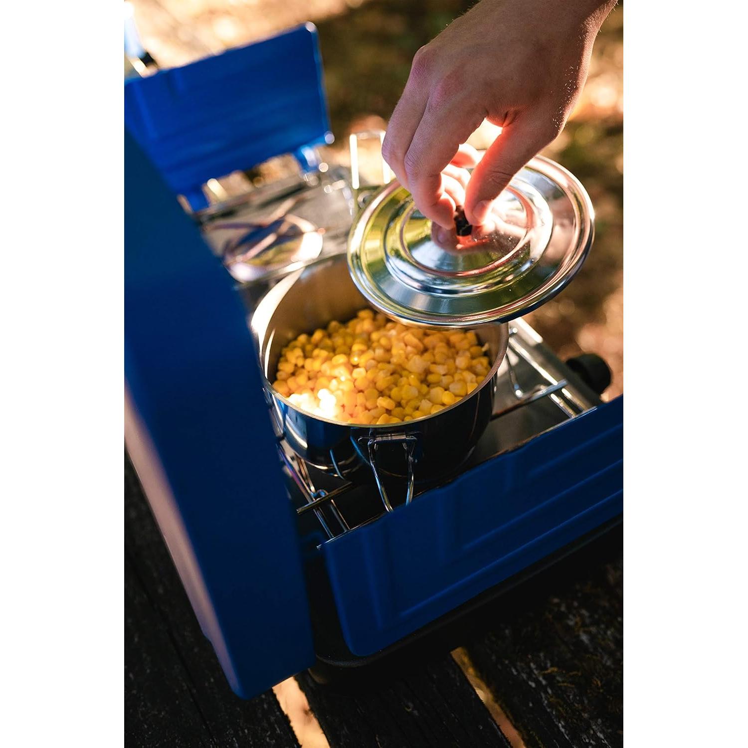 Olla de Cocina de Acero Inoxidable Stansport 1 Litro