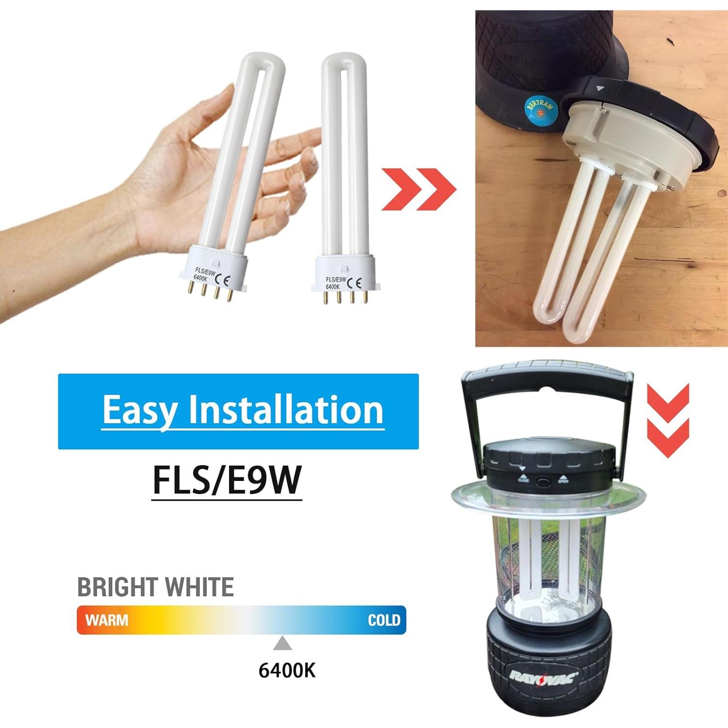 Bombilla Fluorescente 2 Pack Ignixlite FLS/E9W 14 cm 6400K