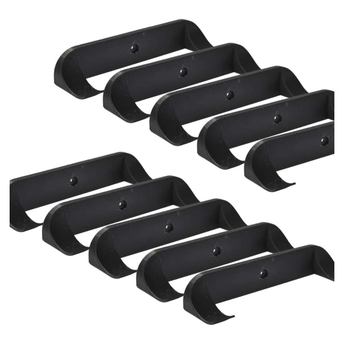 Soporte de Pared para Autos Lego Speed Champions - Negro - 10 Pzas