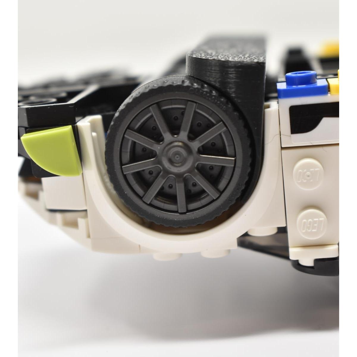 Soporte de Pared para Autos Lego Speed Champions - Negro - 10 Pzas