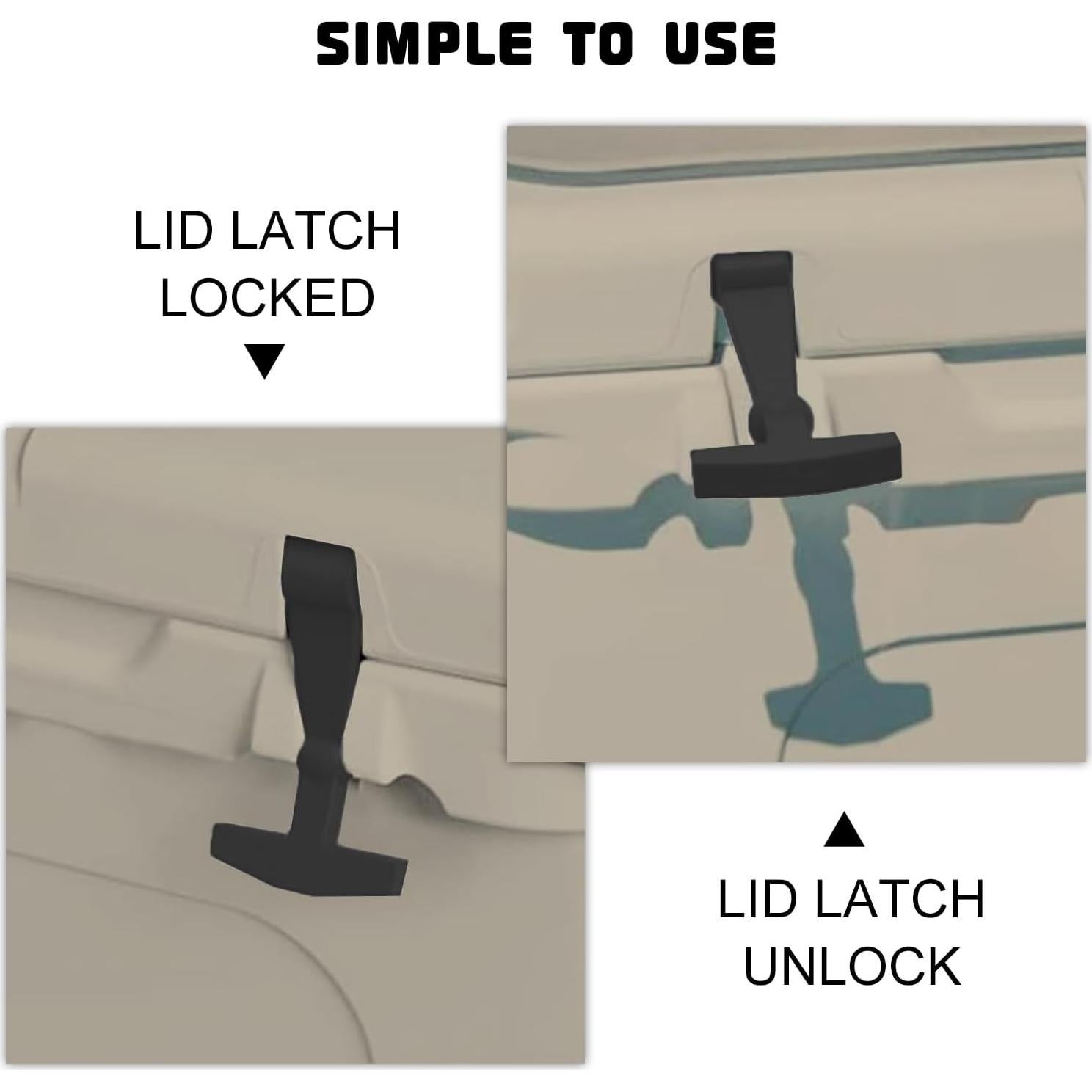 Pestillos de Enfriador Fanshuge 4Pack para Yeti y RTIC