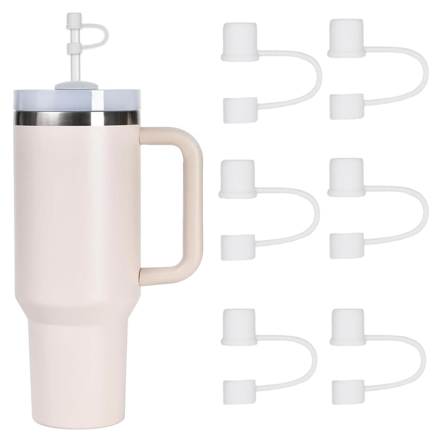 6 Tapas de Silicona CEDIDJAC para Pajitas 10mm - Reutilizables