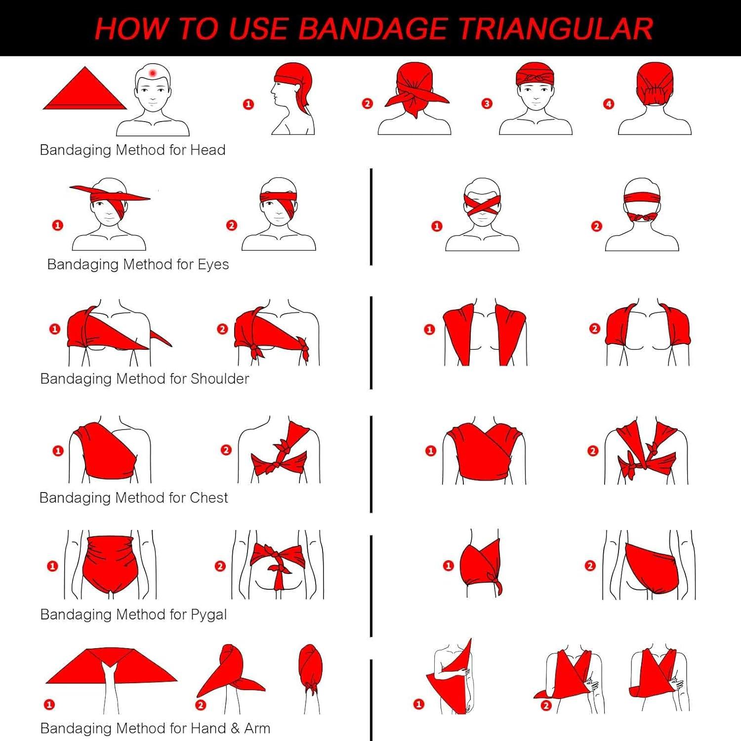 Kit de Trauma IFAK Mejorado 74 Piezas Bolsa Molle Negra