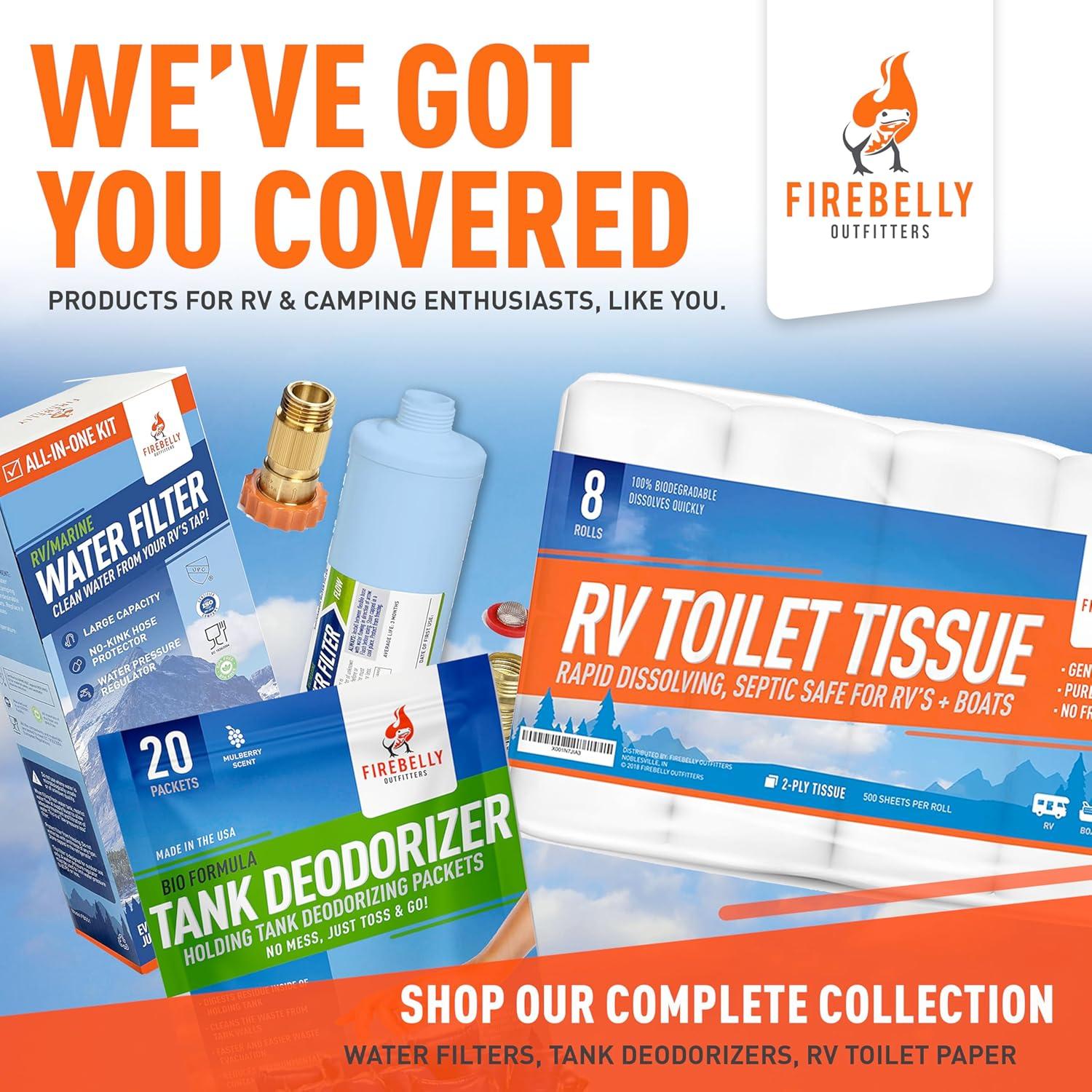 Filtro de Agua Inline Firebelly Outfitters - Paquete de 2