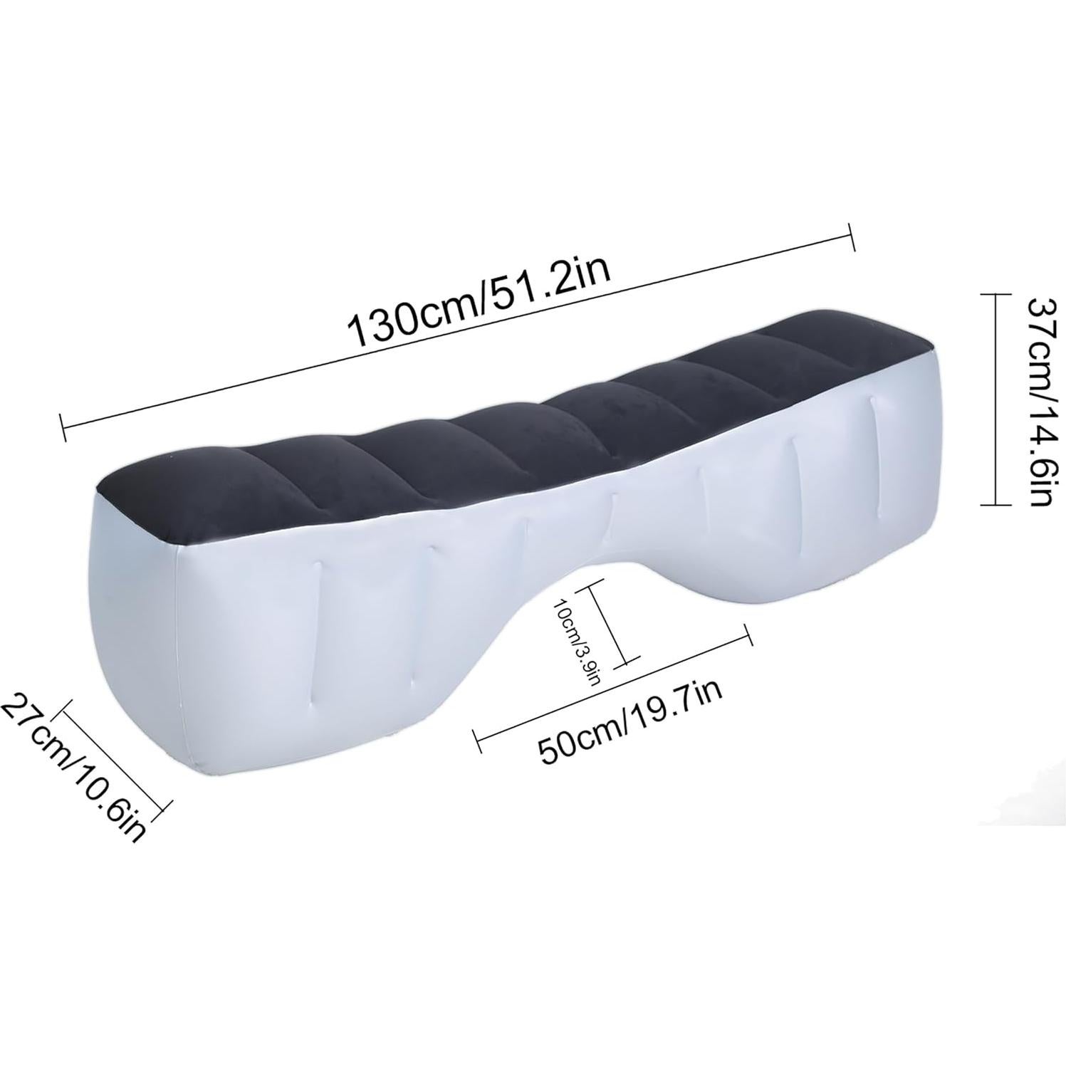 Colchón Inflable de Viaje Onirii 130x27x37 cm con Bomba