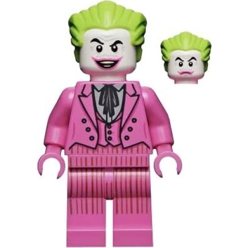 Minifigura Joker LEGO DC Superhéroes Traje Rosa 4,32 cm
