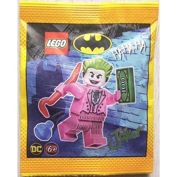 Minifigura Joker LEGO DC Superhéroes Traje Rosa 4,32 cm