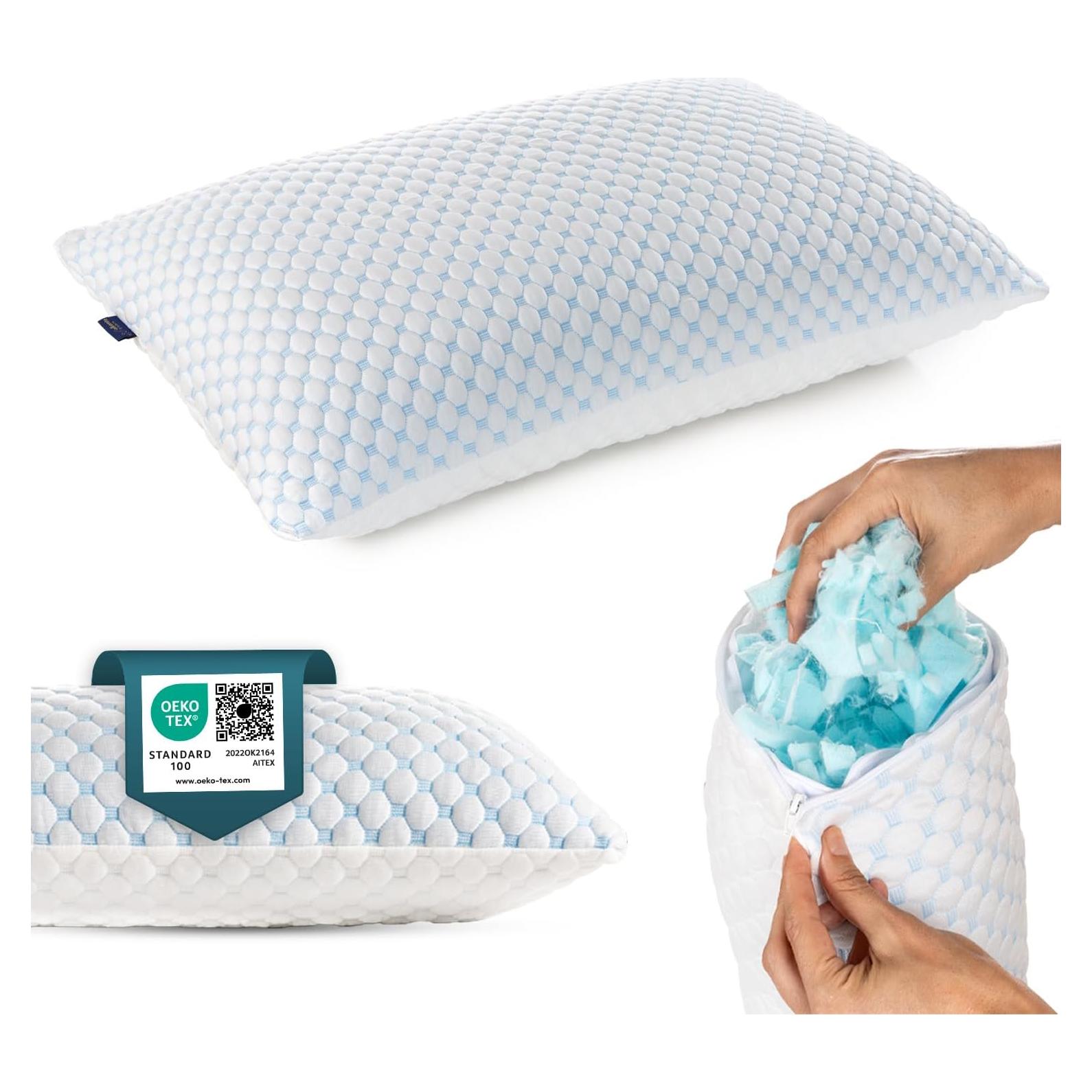 Almohada de Gel Viscoelástica Alkamto Estándar 61x41cm