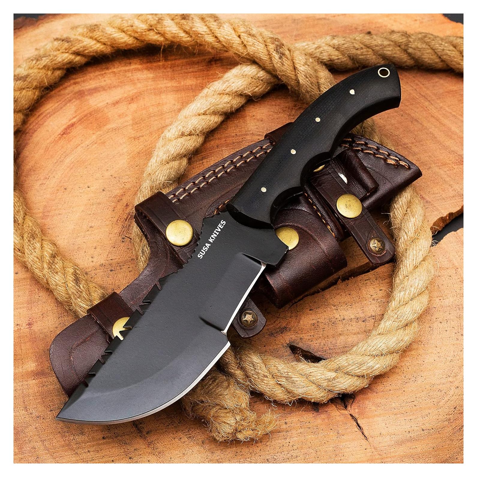 Cuchillo Tracker SUSA KNIVES Acero D2 Hecho a Mano 25.4 cm