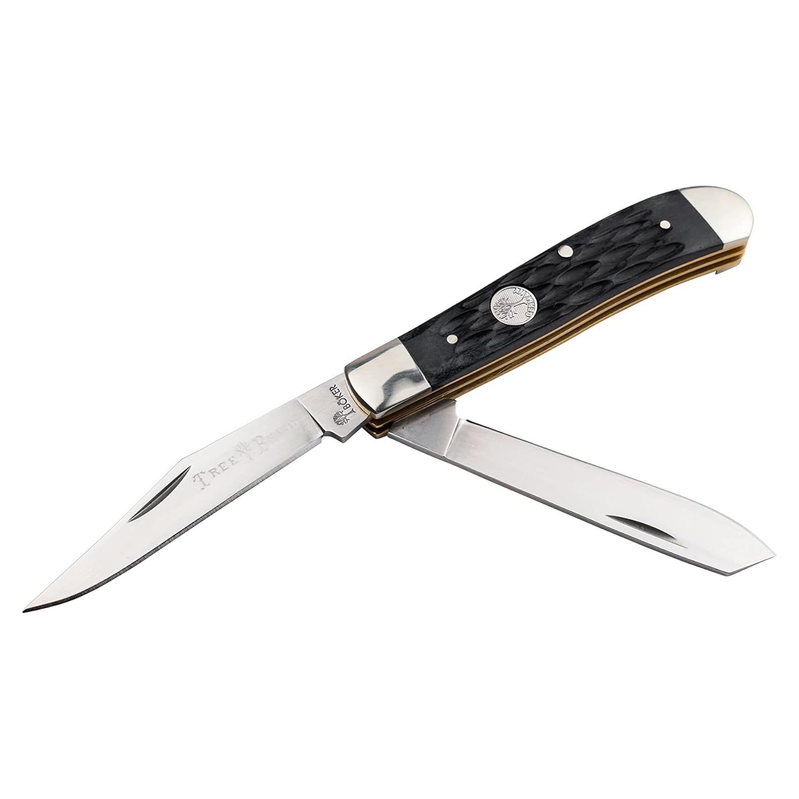 Cuchillo de Bolsillo Boker Mini Trapper 9.5 cm Hueso Negro