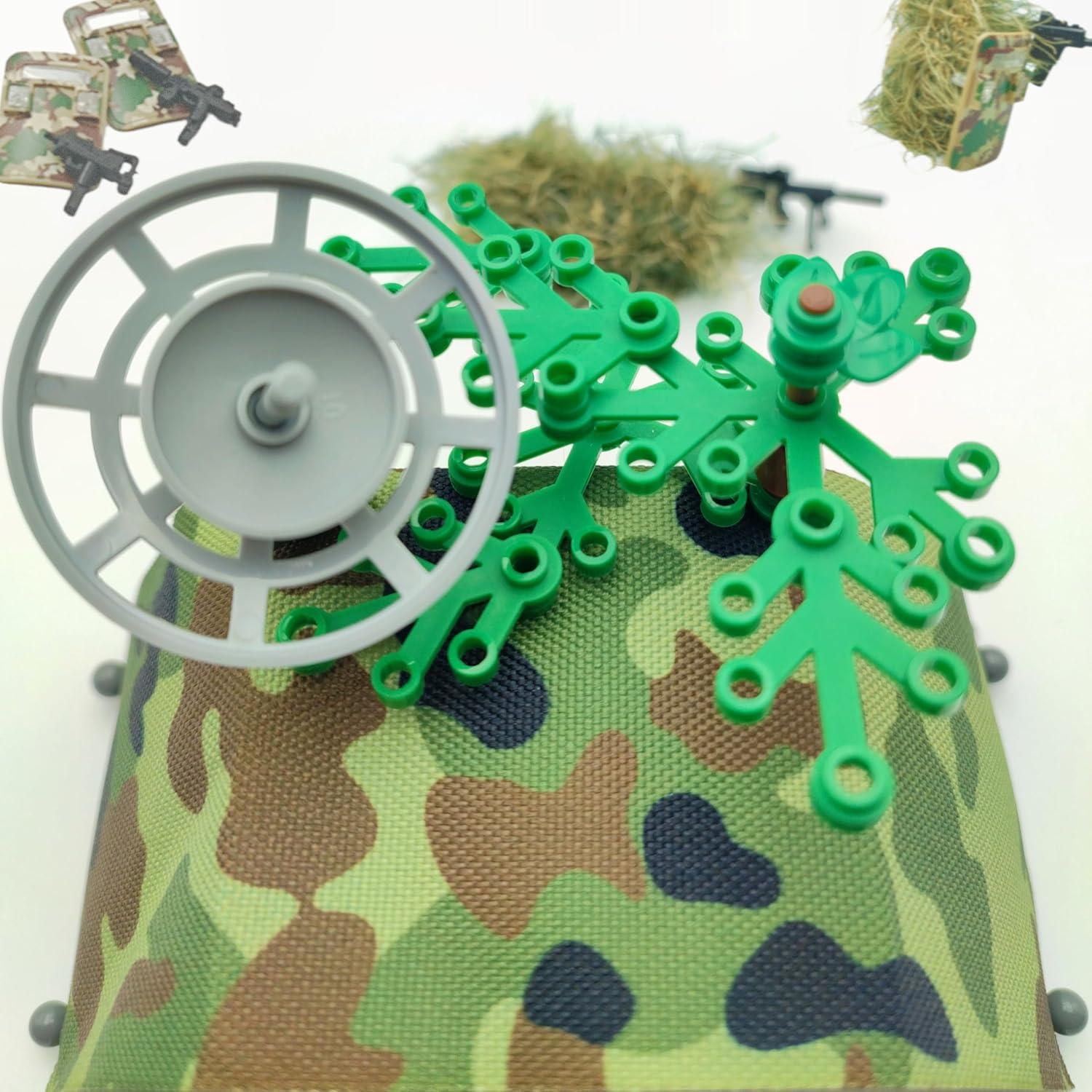 ZHX Juguetes de Bloques Militar Centro de Comando 22x15cm