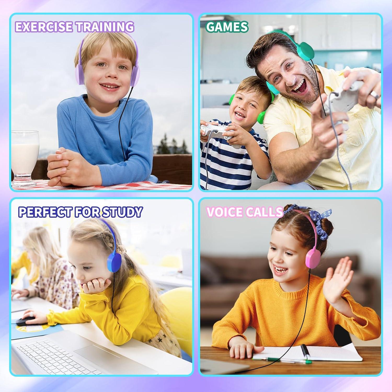 Auriculares para Niños ZHENWAY 5 Paquete Conector 3.5mm