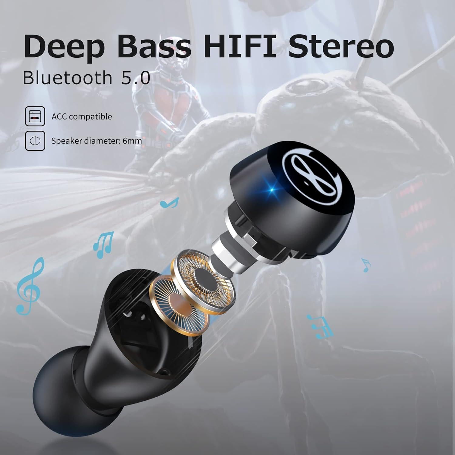 Auriculares Inalámbricos AMAFACE B88 para Niños - Control Táctil, Bluetooth 5.0, IPX5