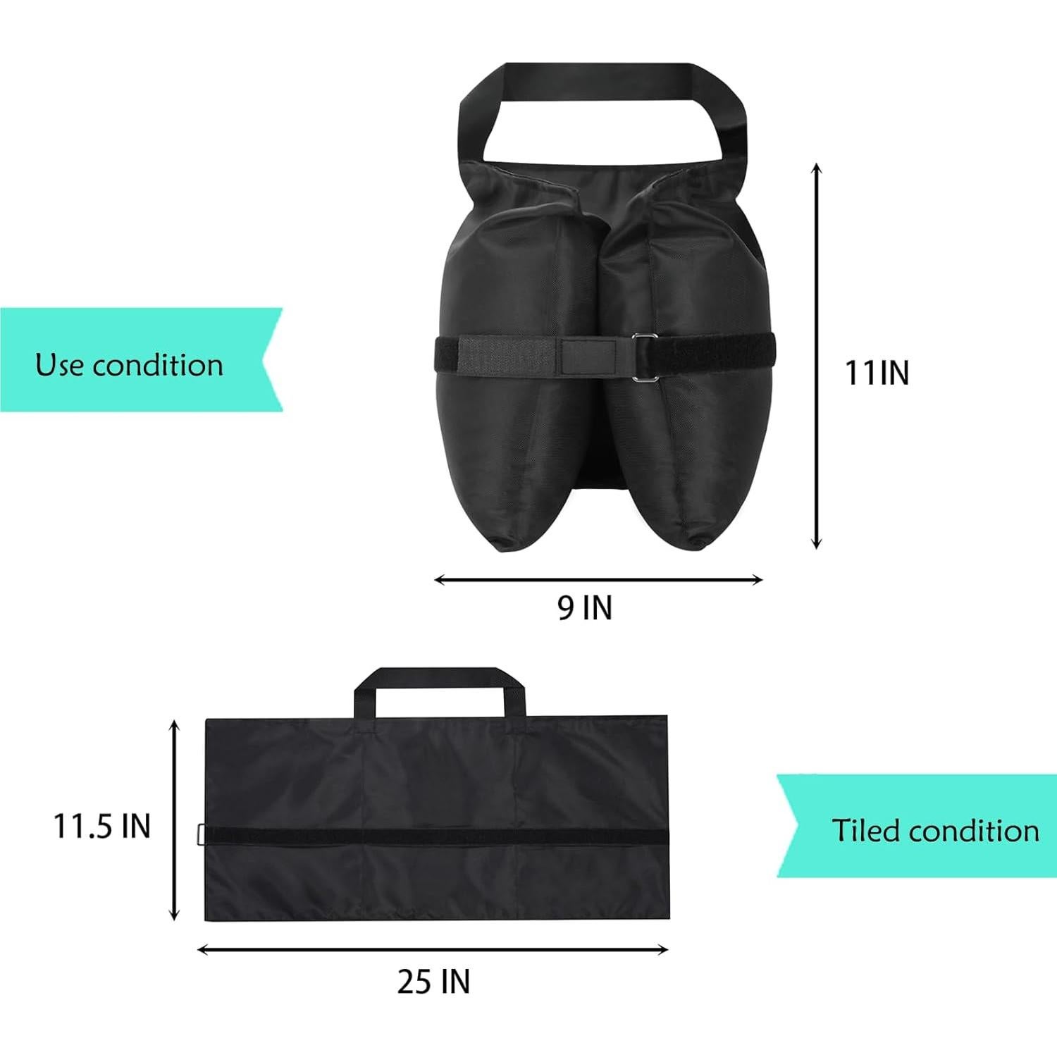 Bolsas de Arena HAZBEN para Carpa Pop Up 4 Unidades 14kg