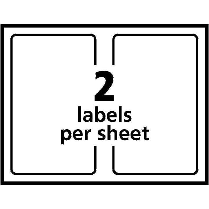 Etiquetas de Envío Imprimibles Avery 21526, 400 Blancas 13.97x21.59cm