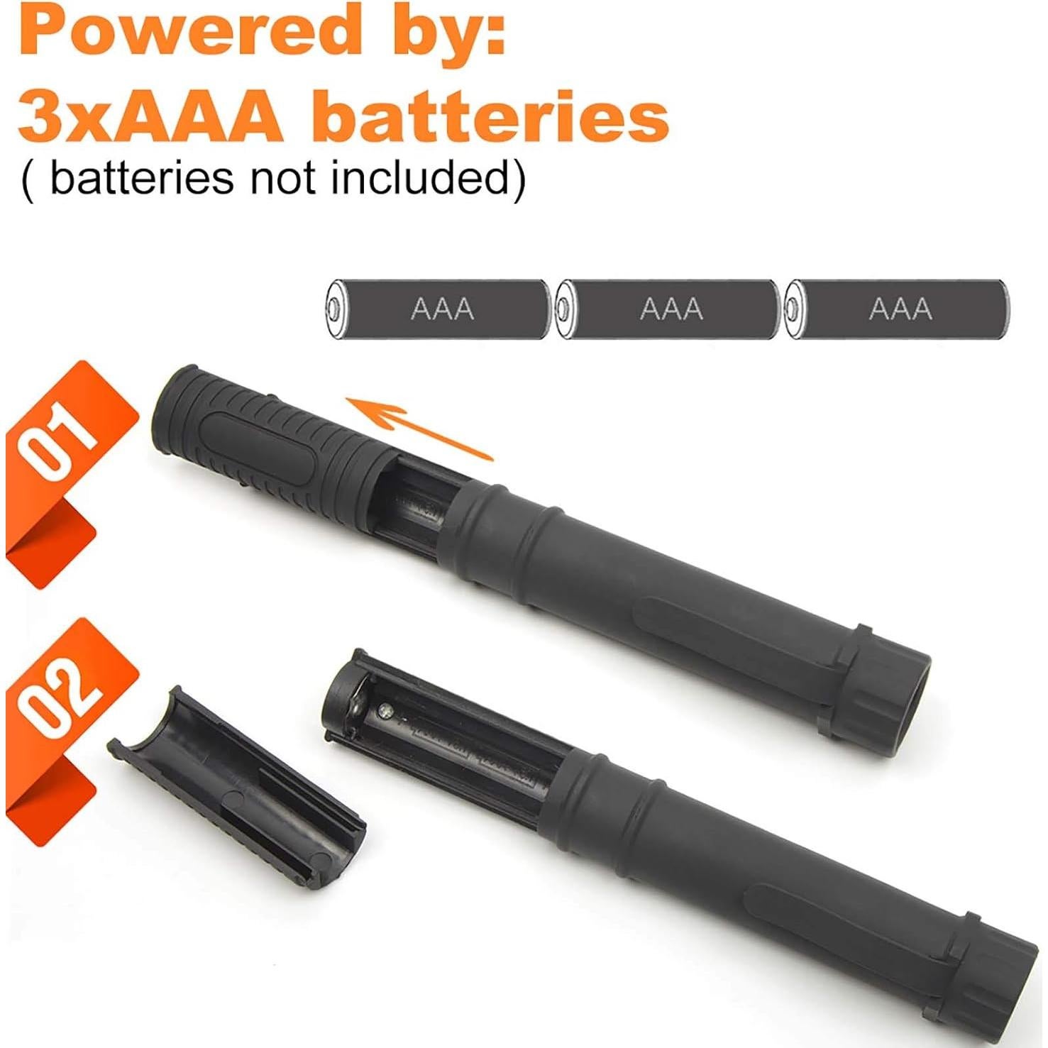 Linterna de Trabajo LED WUTL 4 Pcs con Base Magnética y Clip