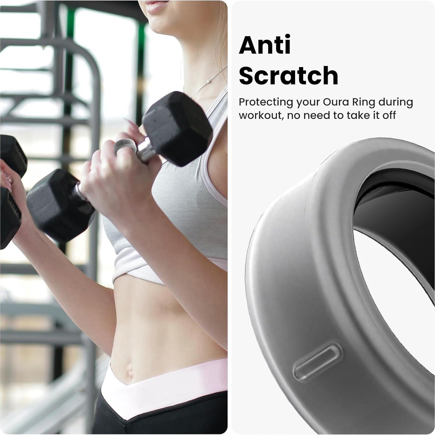 Funda de Silicona E ECSEM para Anillo ULTRAHUMAN AIR y Oura Gen 4