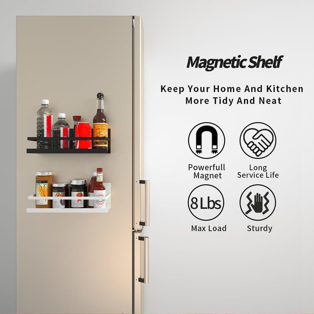 Estantes Magnéticos para Especias YJSMO - Paquete de 2, 3.6 kg