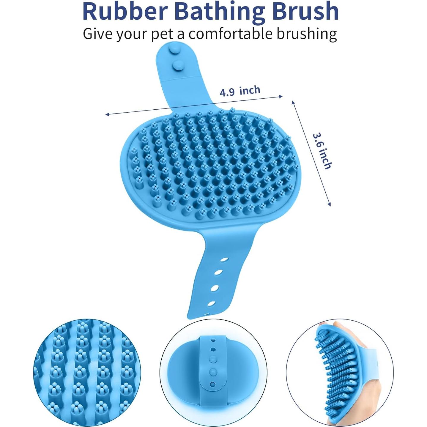 Kit de Aseo para Mascotas WOPQAEM 5 en 1 - Azul