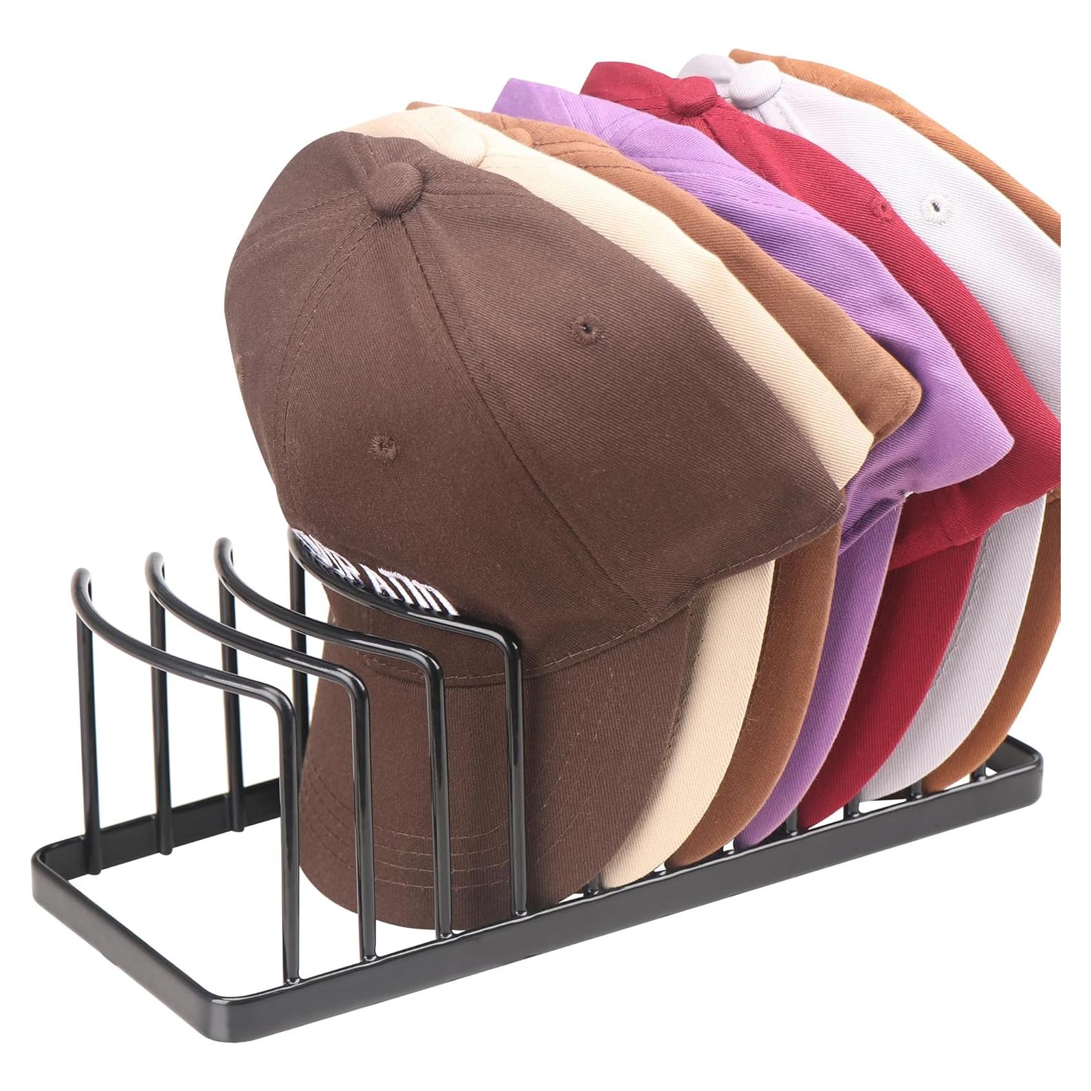 Soporte para Sombreros YiSeyruo Negro - Organizador de 10 Gorras