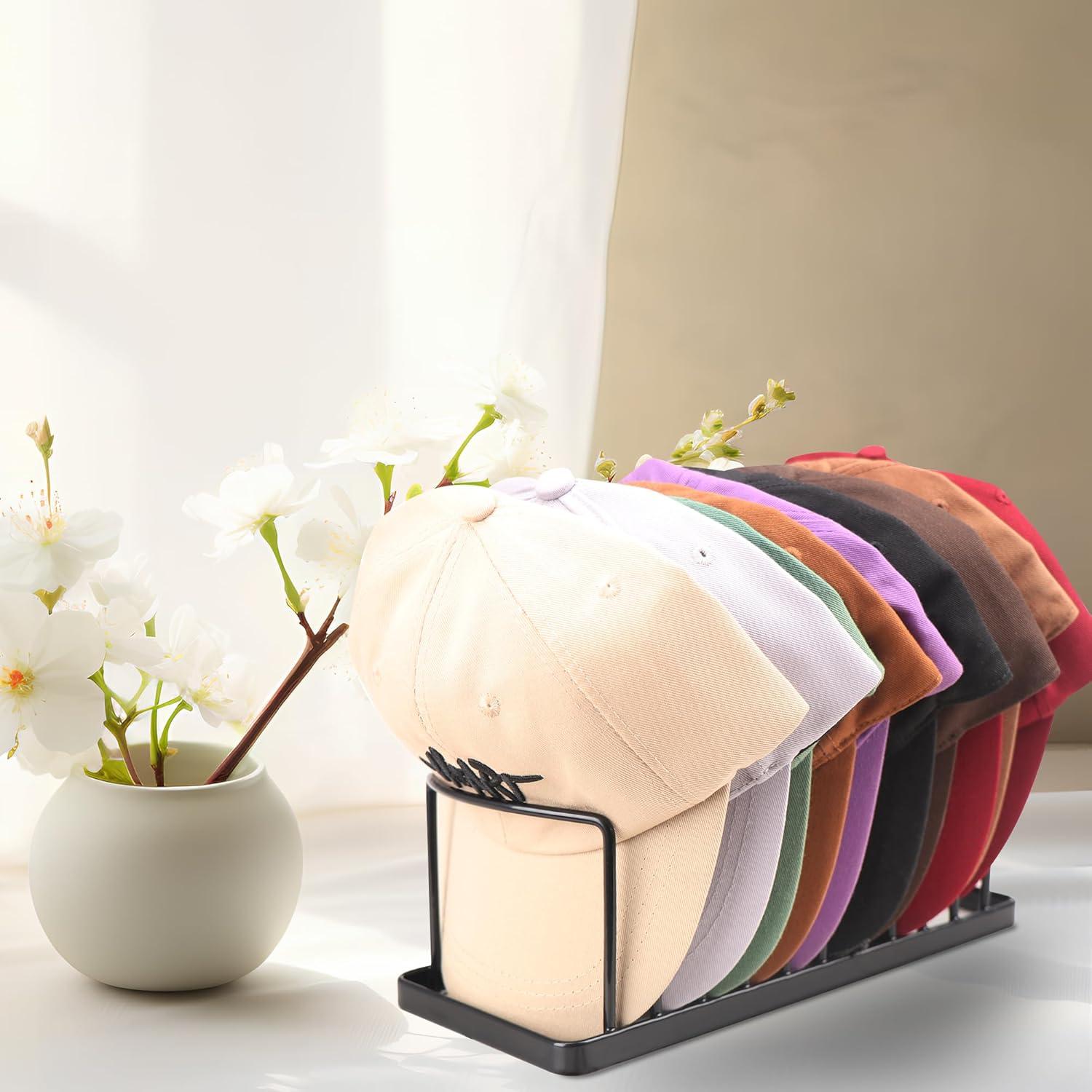 Soporte para Sombreros YiSeyruo Negro - Organizador de 10 Gorras