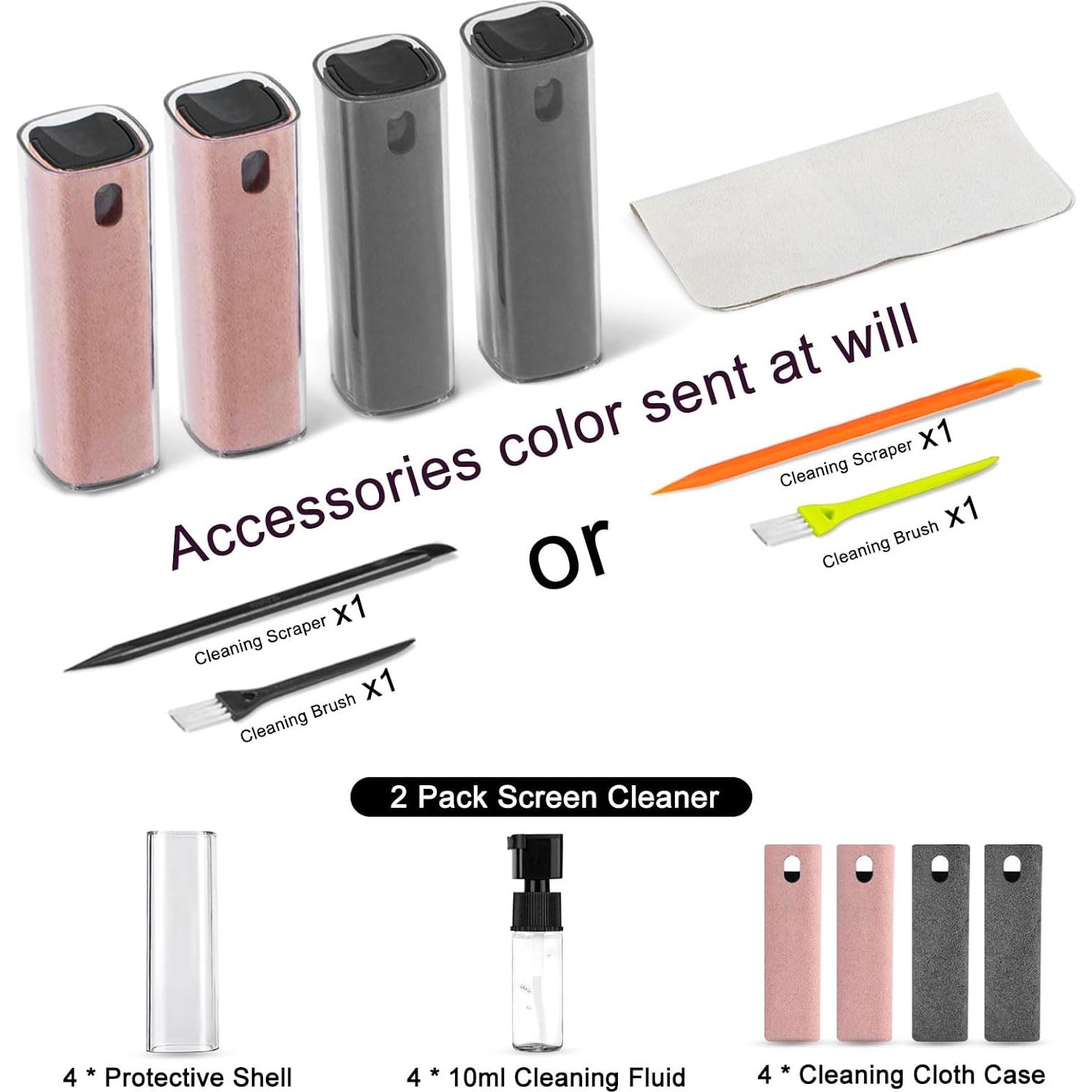 Kit Limpiador de Pantallas 4 Piezas walrfid - Spray y Paño