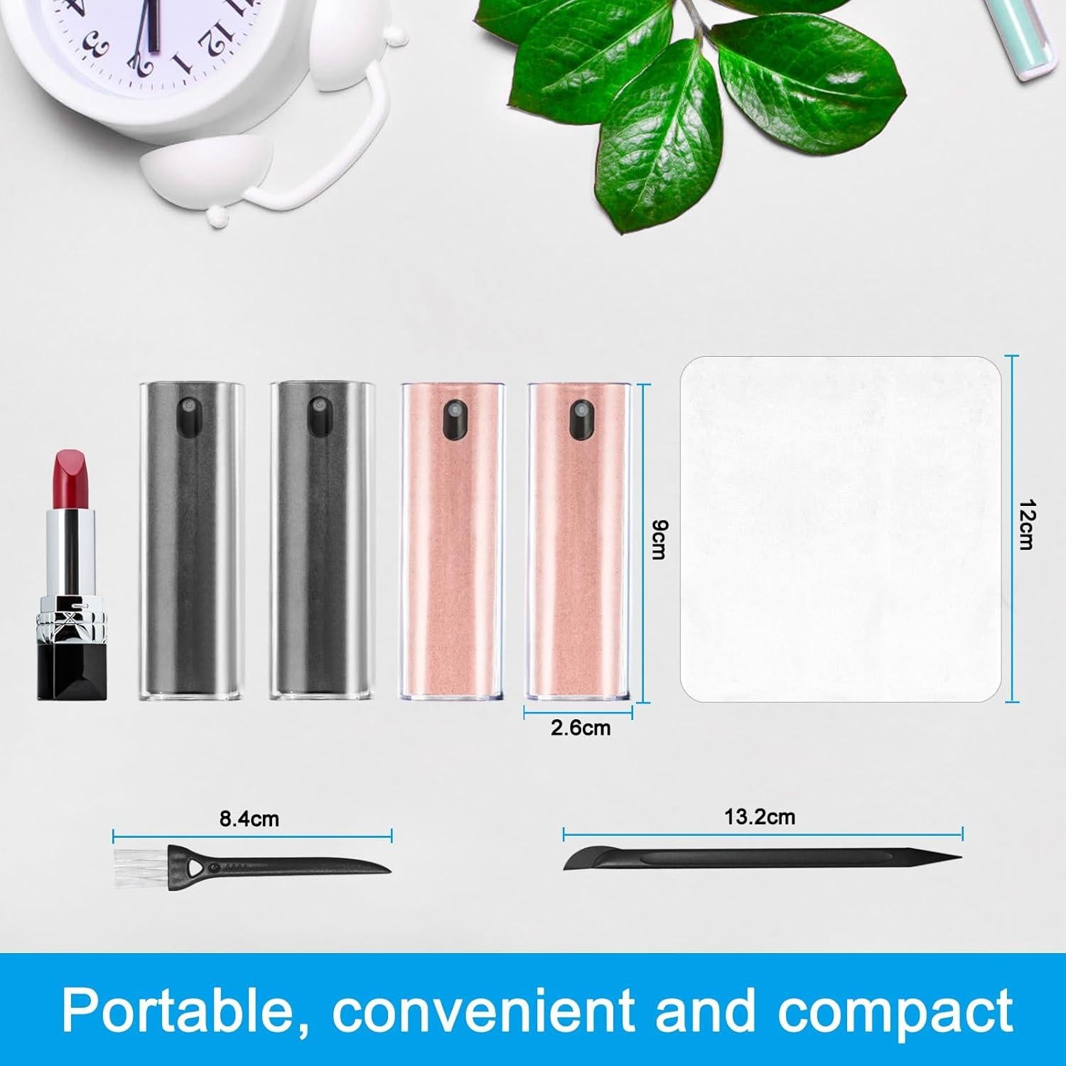 Kit Limpiador de Pantallas 4 Piezas walrfid - Spray y Paño