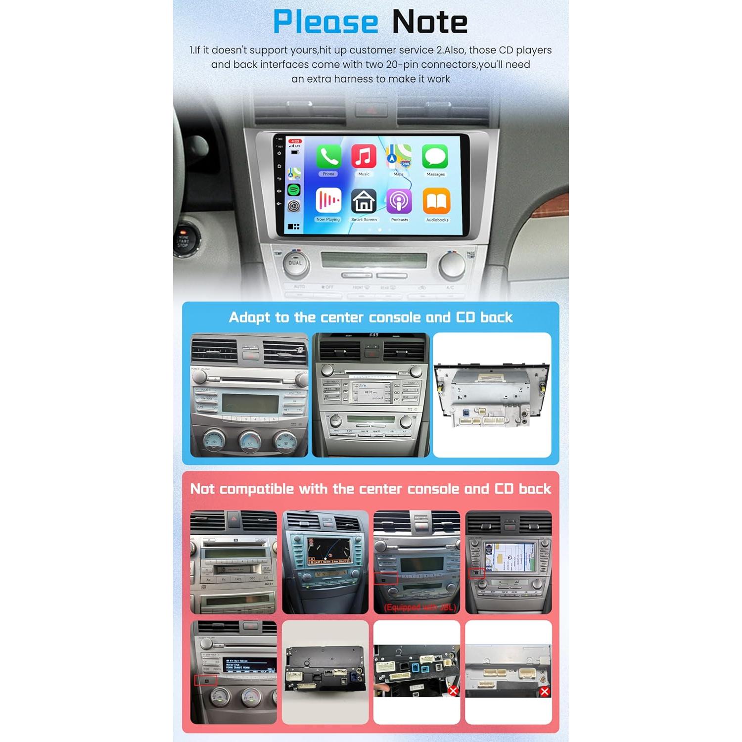 Estéreo de Coche METEESER 2+64G para Toyota Camry 2006-2011