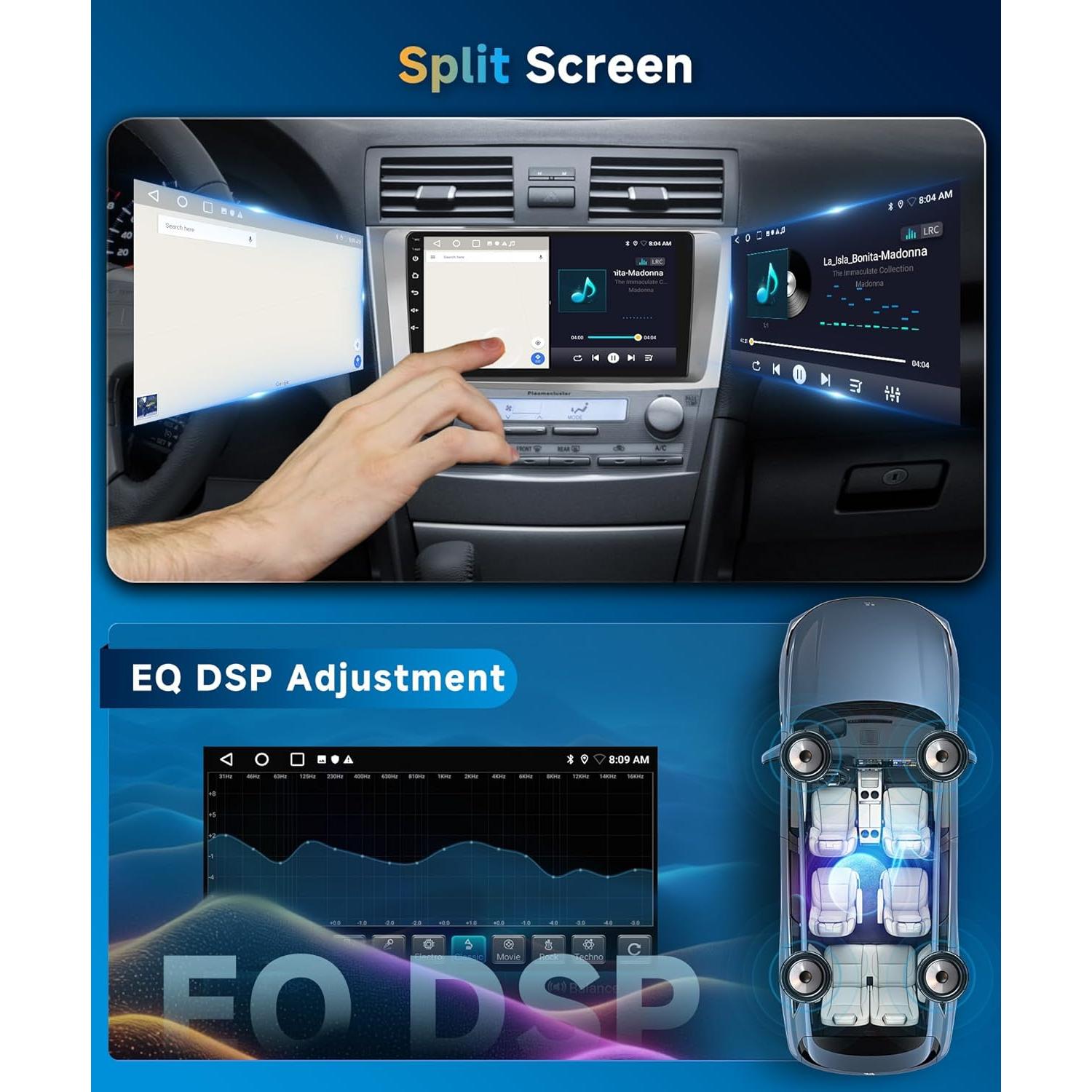 Estéreo de Coche METEESER 2+64G para Toyota Camry 2006-2011