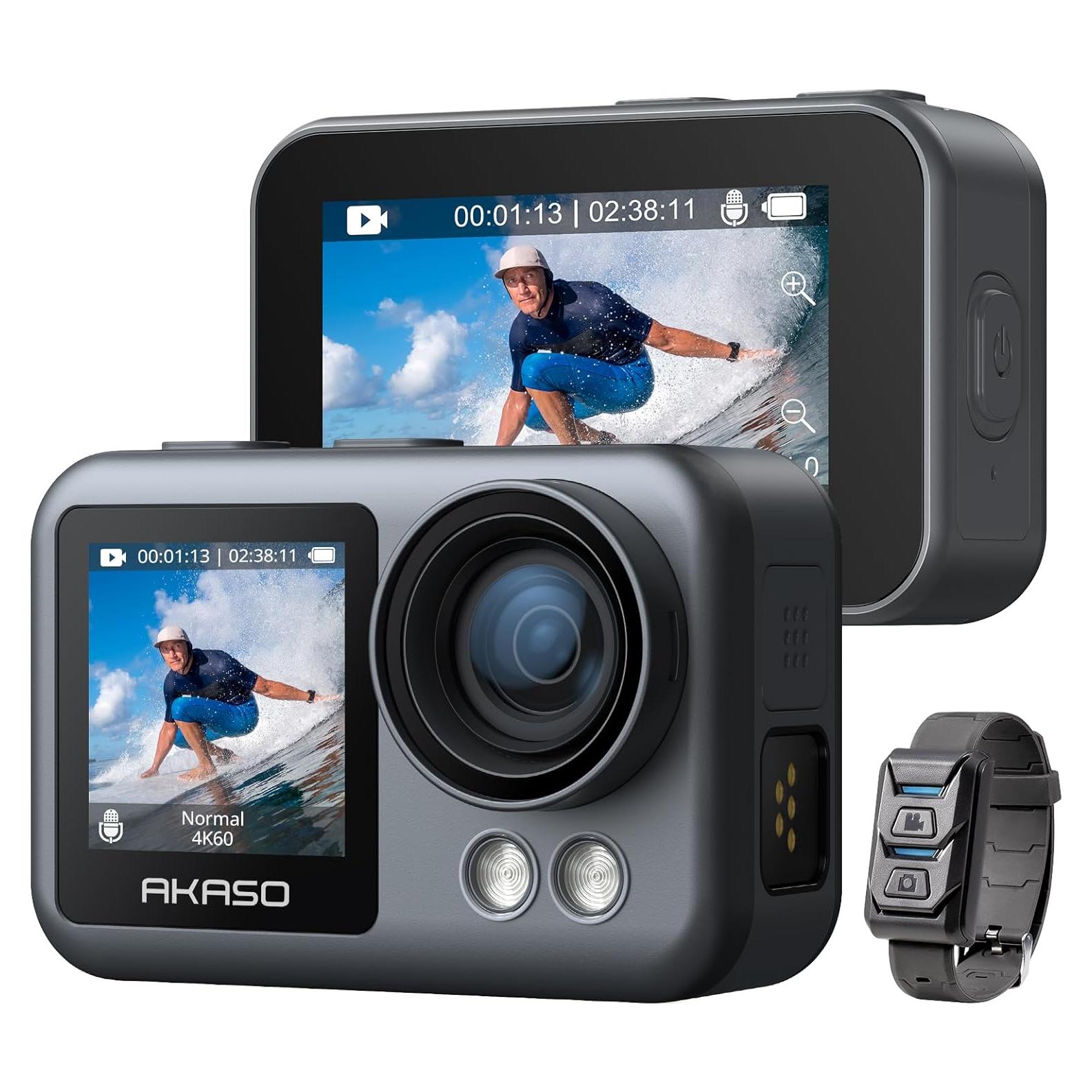 Cámara de Acción AKASO Brave 4 Elite 4K 60fps Impermeable