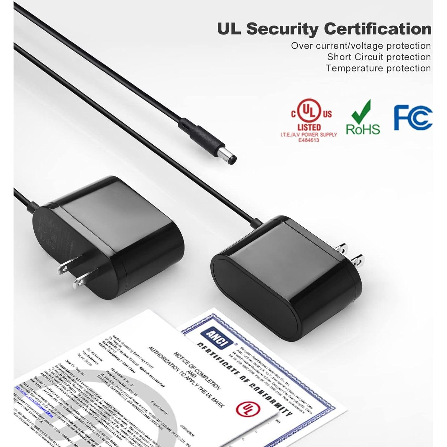 Adaptador de Alimentación 12V GXILEE 2A con Regulador y Cable 1.83m