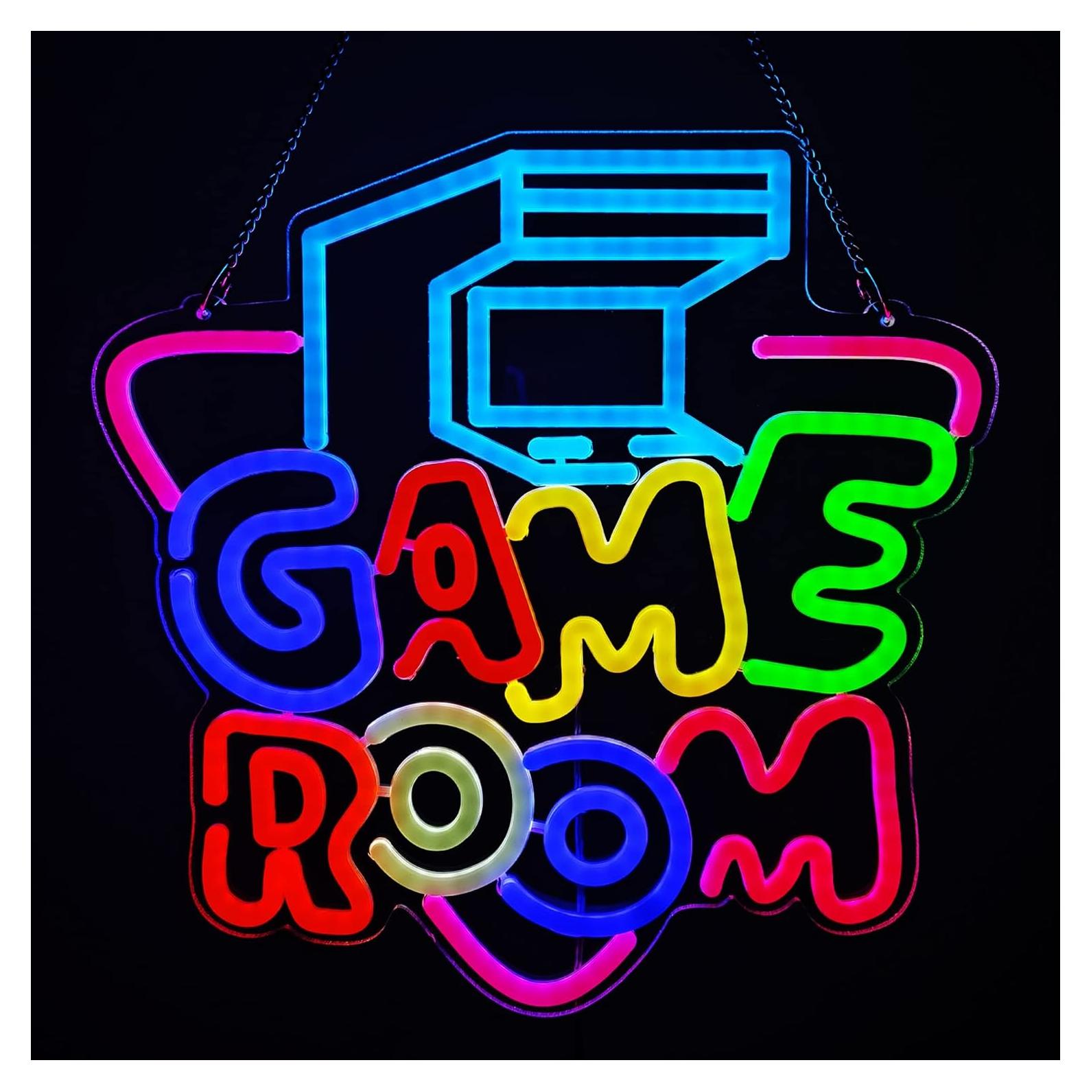 Luz de Neón LED Cuadrada Diyida 35.56x35.56 cm Azul