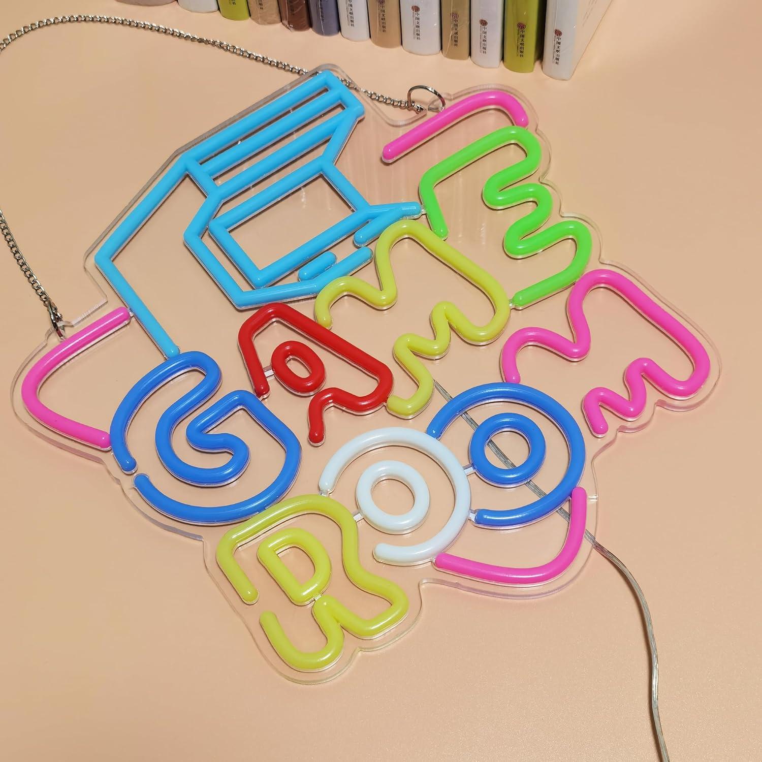 Luz de Neón LED Cuadrada Diyida 35.56x35.56 cm Azul