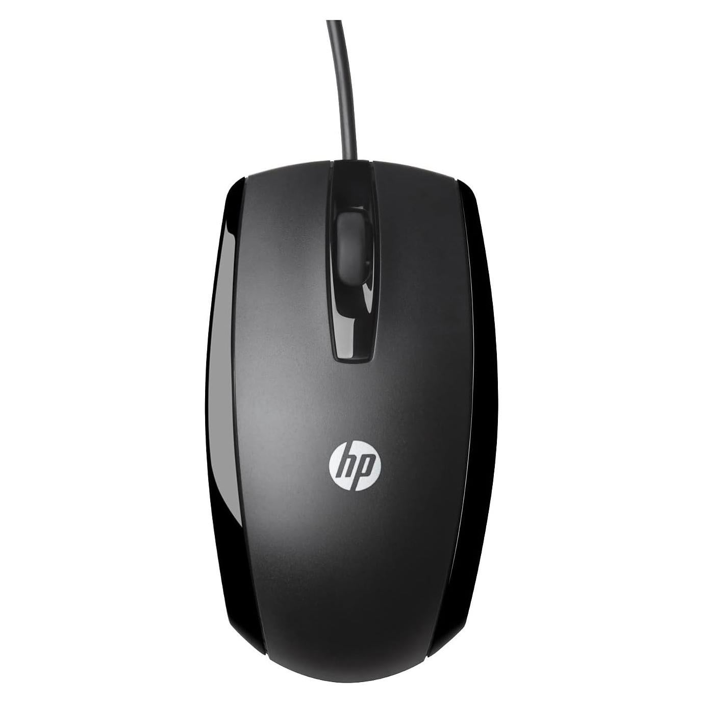 Ratón con Cable HP X500 USB Negro - Ergonomía Diestros y Zurdos