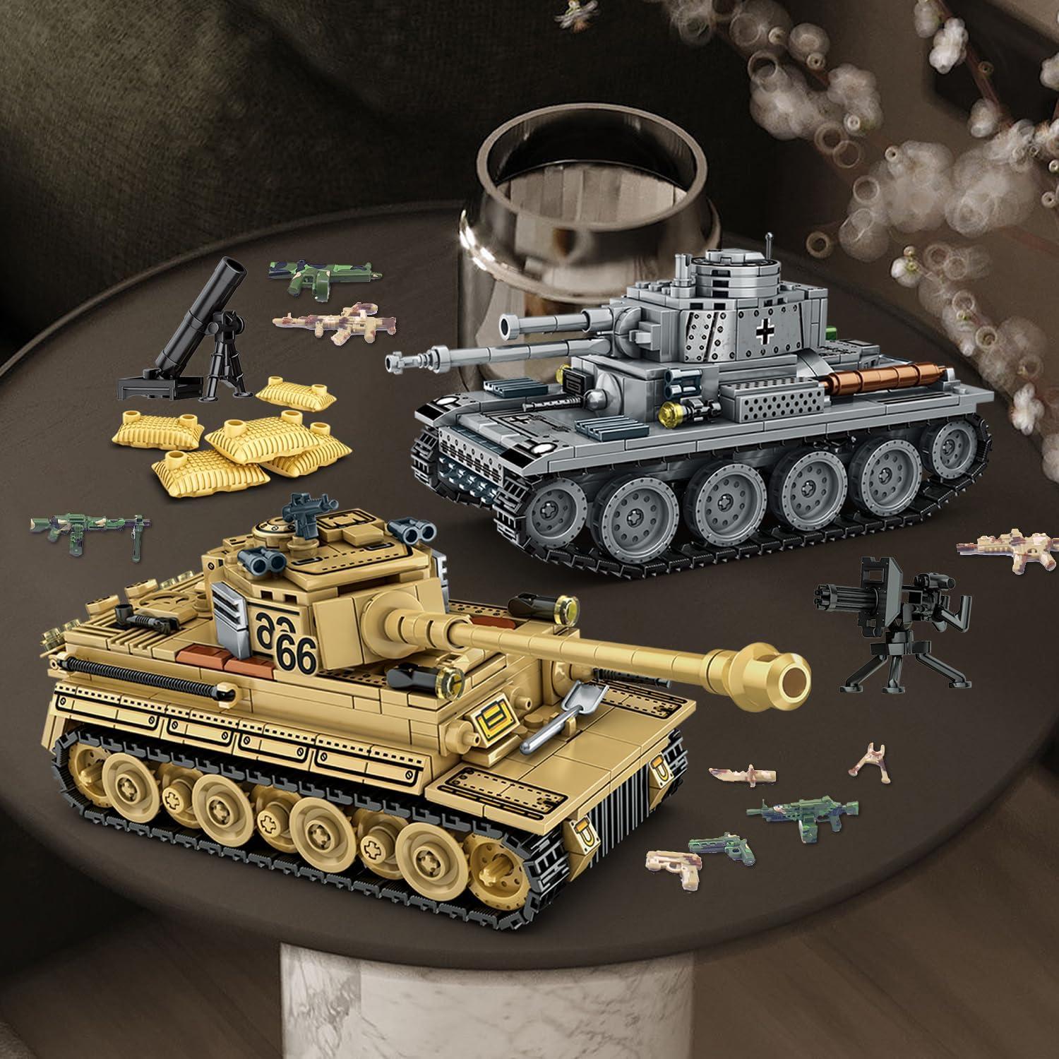 Juguete de Construcción Tanques WWII Shuangyi 1030 Piezas